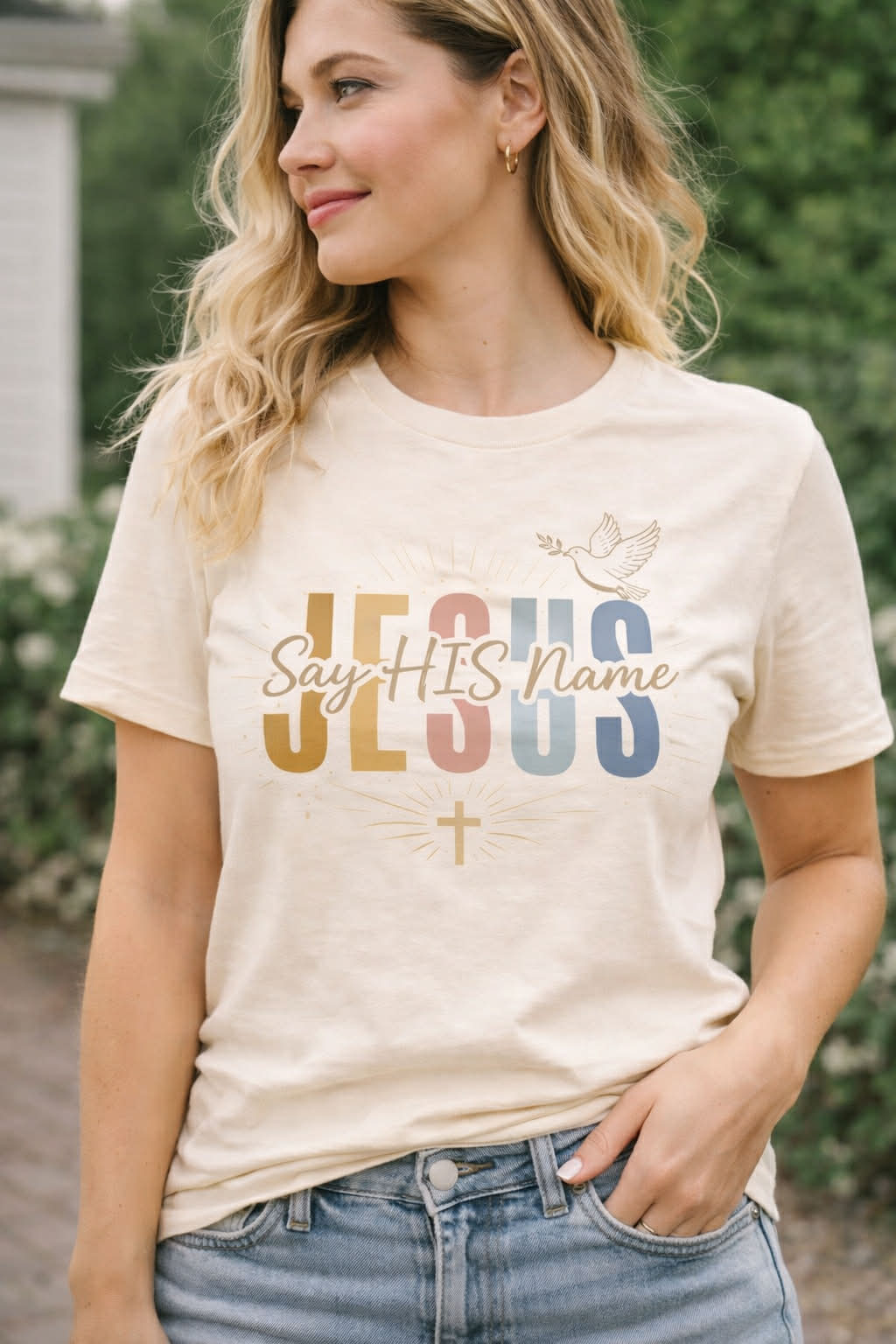Jesus Say HIS name tee